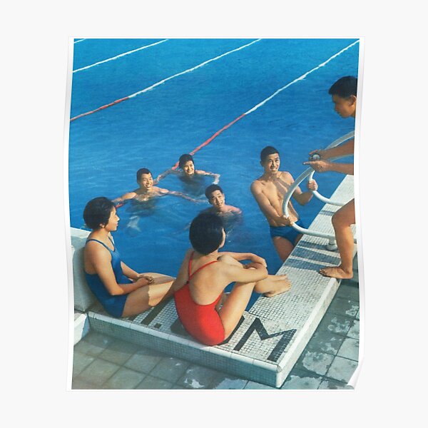 vintage-swimming-pool-party-in-china-poster-for-sale-by-friendsclub