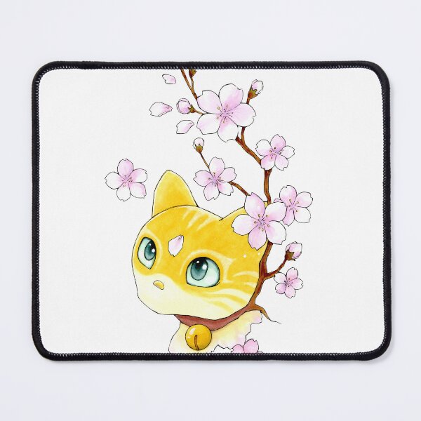 Item preview, cat and cherry blossoms small pattern designed and sold by chidori.