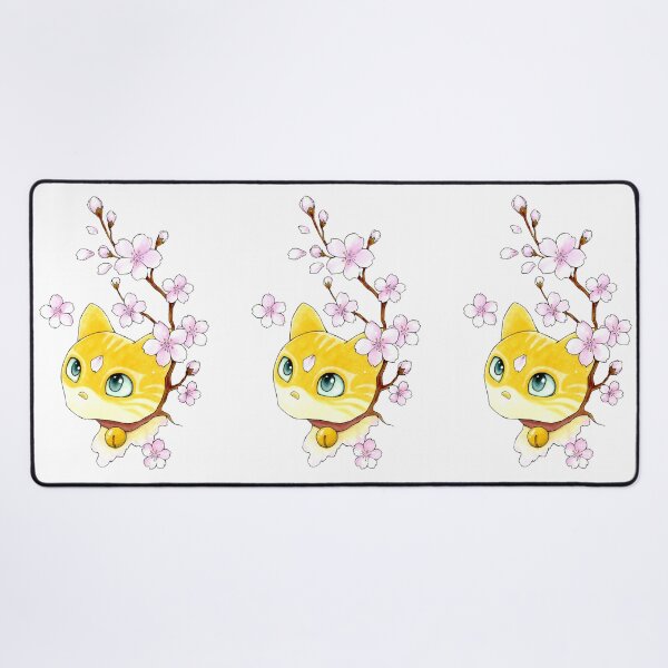 Item preview, cat and cherry blossoms small pattern designed and sold by chidori.