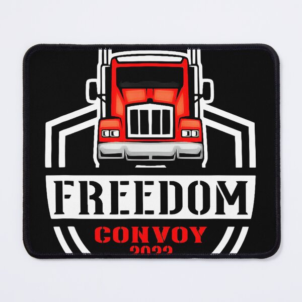 Item preview, USA American Canada Flag Freedom Convoy 2022 Trucker designed and sold by IRCPlumbing1.