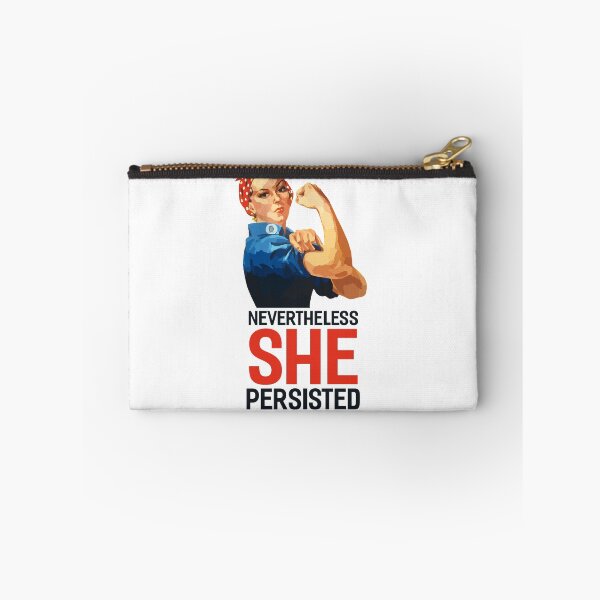 Item preview, Nevertheless, she persisted (classic Feminist shirt) designed and sold by respublica.
