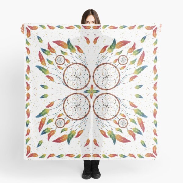 Watercolour Dreamcatcher .... Keep Dreaming #5 Scarf