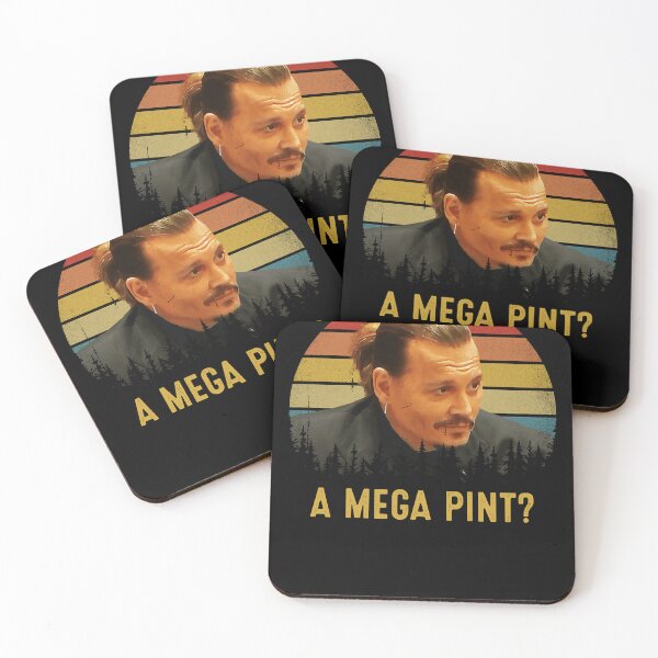 Item preview, A Mega Pint Funny Johnny Depp designed and sold by IRCPlumbing1.