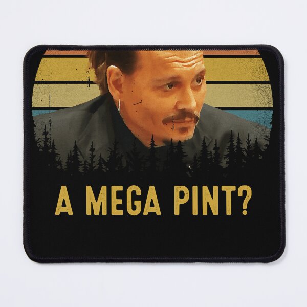 Item preview, A Mega Pint Funny Johnny Depp designed and sold by IRCPlumbing1.