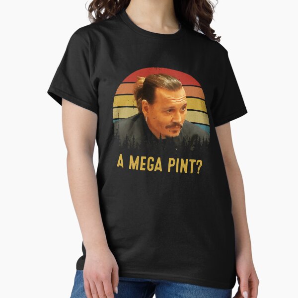 Item preview, A Mega Pint Funny Johnny Depp designed and sold by IRCPlumbing1.