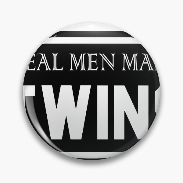 Item preview, real men make twins funny father's day quote designed and sold by ismdesigner.