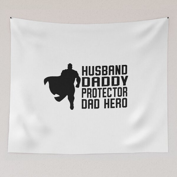 Item preview, Husband Daddy Protector Hero Fathers Day Gift For Dad Wife designed and sold by NewAdventure.