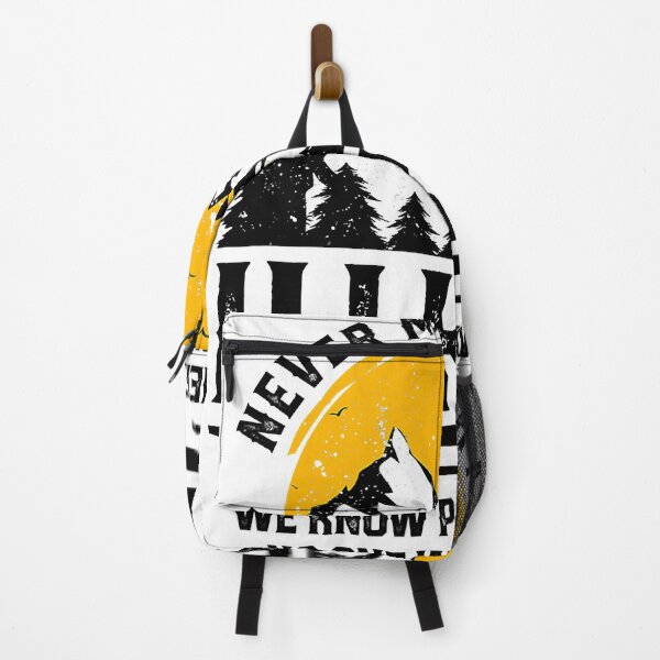 Item preview, Never Mess With A Hiker We Know Places Where No One Will Find You Funny Hiker Gift Hiking Lover Outdoor Quote designed and sold by BennetJaco.