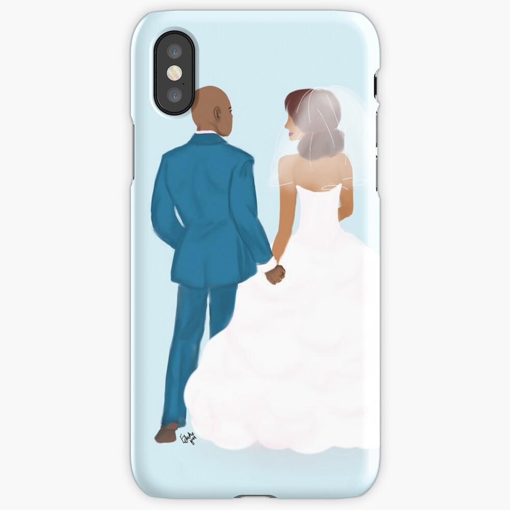 Just me and you - Wedding couple iPhone Case & Cover