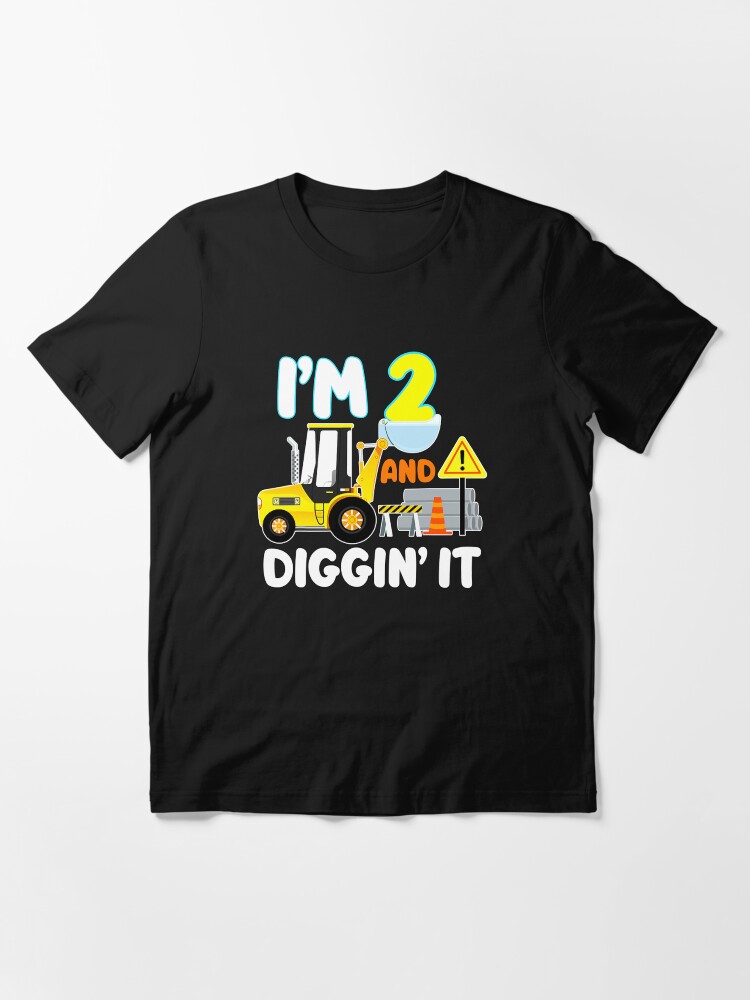 construction 2nd birthday shirt