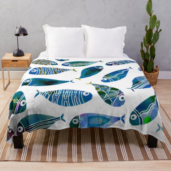 Item preview, Light blue fish designed and sold by beamorello.