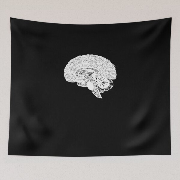 Item preview, Anatomical Brain - White Print designed and sold by IRCPlumbing1.