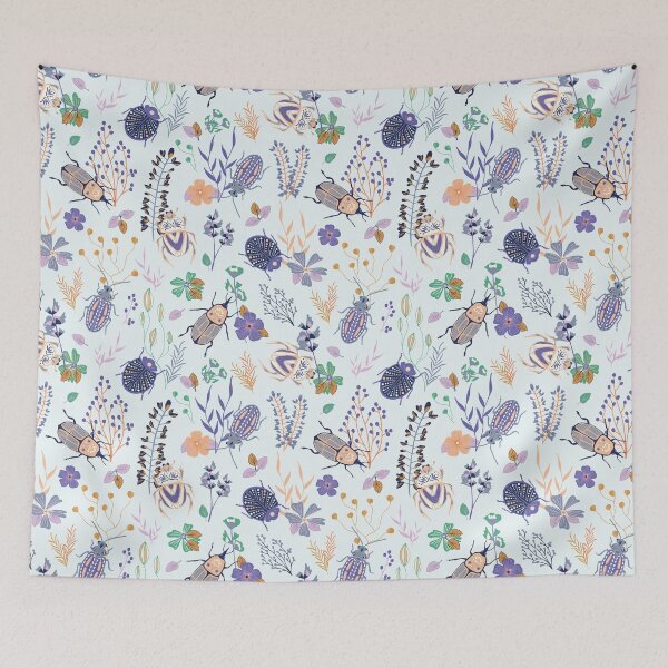 Item preview,  Bugs garden / Blue designed and sold by Aralma.