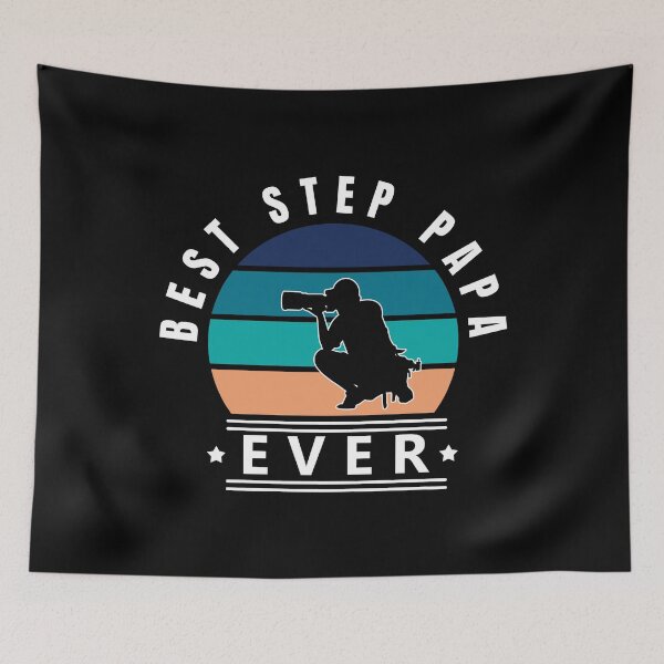 Item preview, Best Step Papa Ever Vintage Sunset Photographer w designed and sold by LindaCooke.