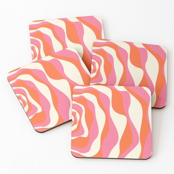 Item preview, Ebb and Flow 4 - Pink, Orange and Cream designed and sold by LAEC-Shop.