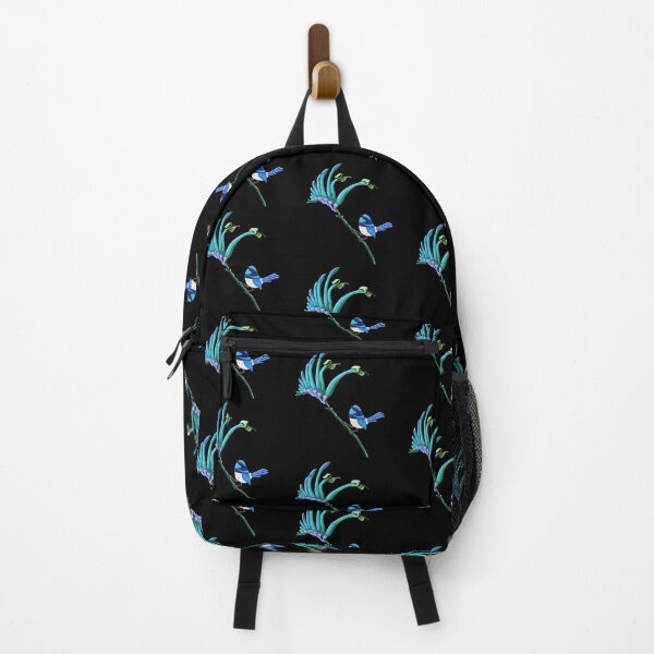 Item preview, Blue Kangaroo Paw and Blue Wren designed and sold by Soozie Wray.