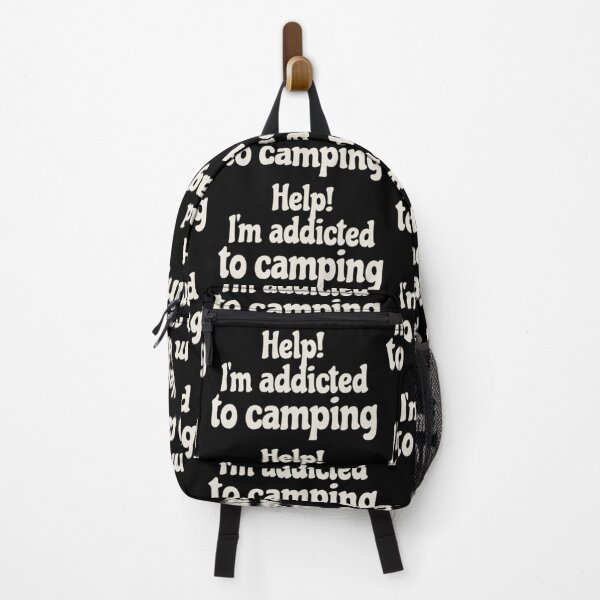 Item preview, Fun Slogan Help! I'm Addicted To Camping, Great For Anyone Who Loves To Camp designed and sold by TrulyEpoque.
