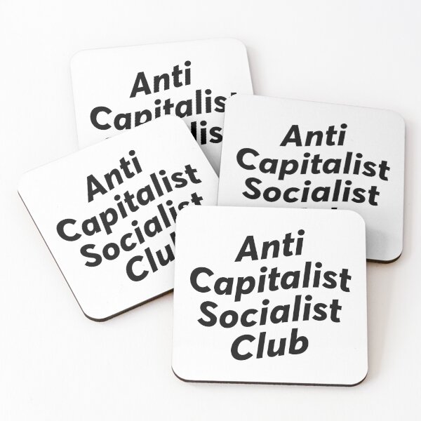 Item preview, Anti Capitalist Socialist Club - anarchist designed and sold by ZooOfArt.