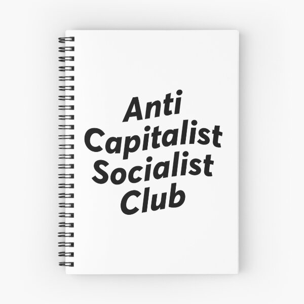 Item preview, Anti Capitalist Socialist Club - anarchist designed and sold by ZooOfArt.