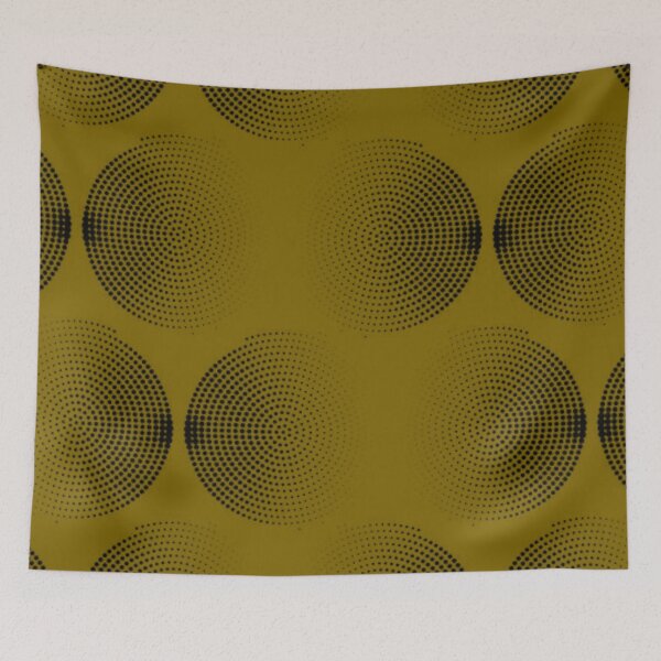 Item preview, Gold circle pattern designed and sold by Ashtreemeadow.