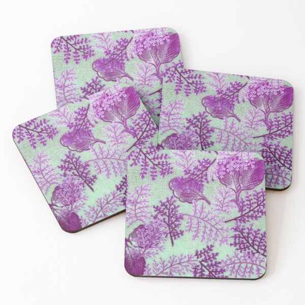 Item preview, Floral Pattern Linen Purple designed and sold by AlfabetDesign.