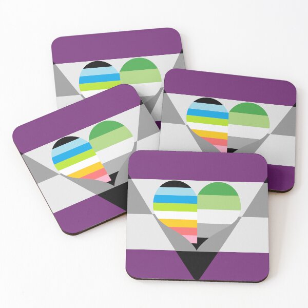 Item preview, Queer Aromantic Aegosexual Pride Flag designed and sold by DarkVulpine.