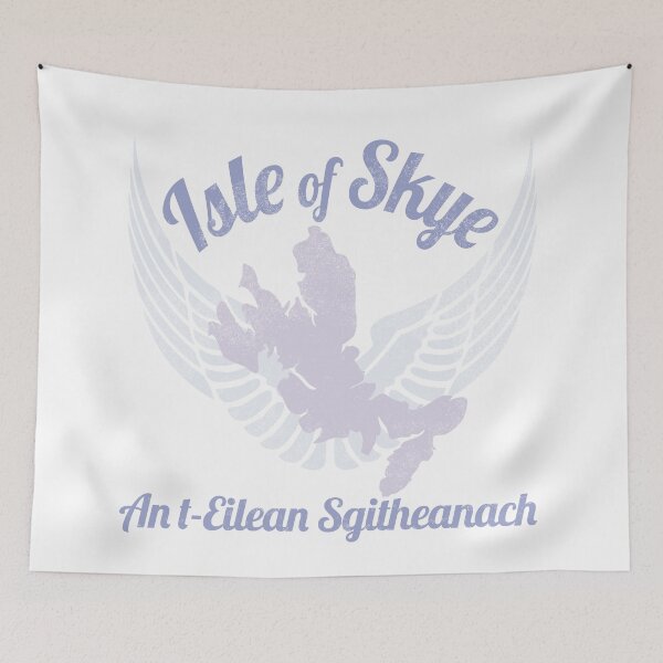 Item preview, Isle of Skye Winged Isle Blue Design designed and sold by skyetshirts.