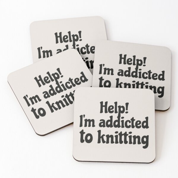Item preview, Help! I'm Addicted To Knitting, Great For Anyone Who Loves To Knit designed and sold by TrulyEpoque.