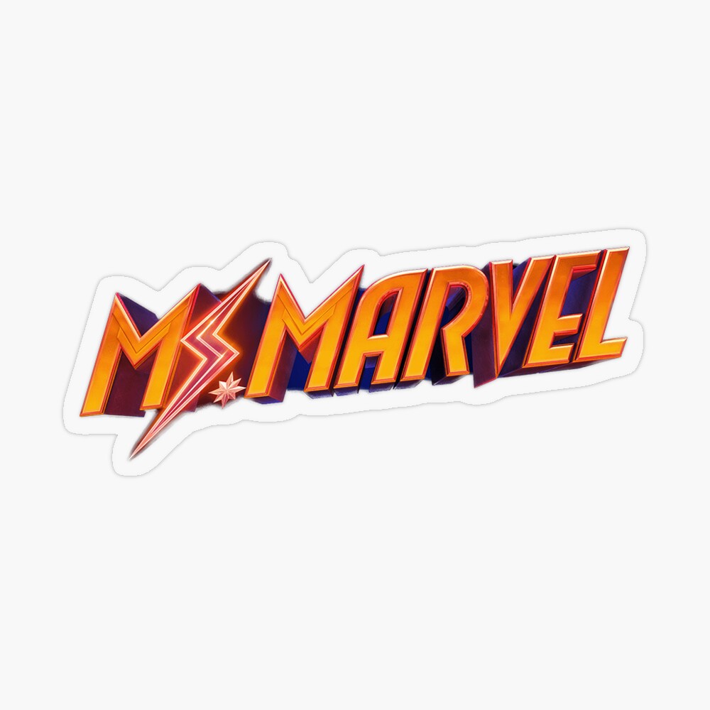 Ms Marvel Sticker for Sale by GlitchyShaan