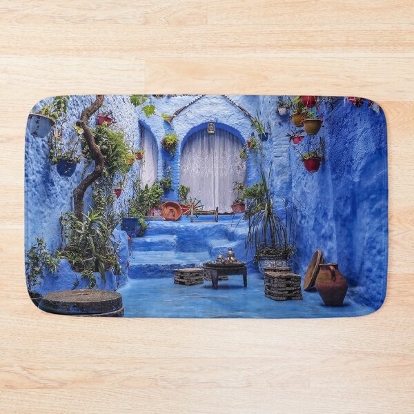 Item preview, Blue Moroccan Street 1 designed and sold by Jiksy.