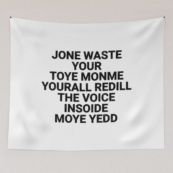 Item preview, I Miss You song meme Jone Waste Your Blink  designed and sold by MatthewsColin.