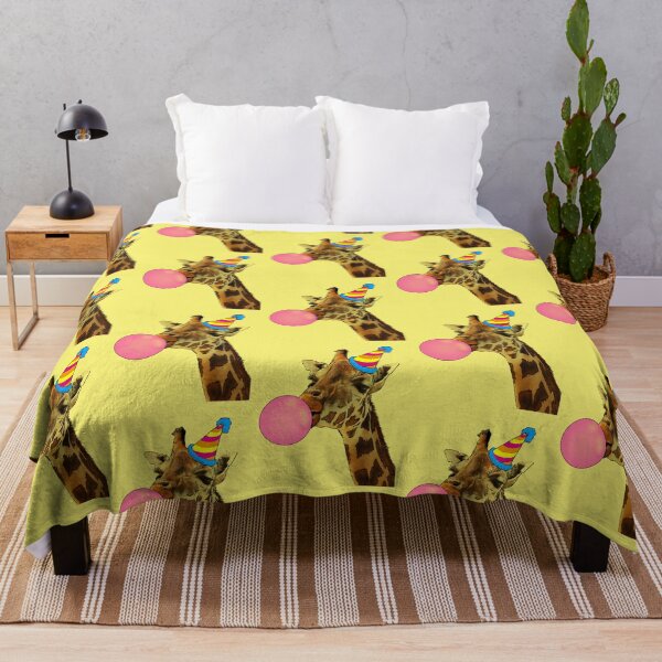 Item preview, Happy Birthday Giraffe (yellow) designed and sold by Madame Memento.
