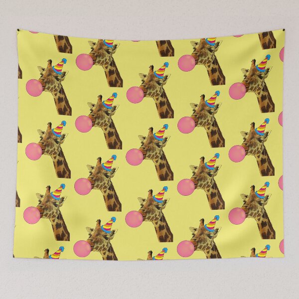 Item preview, Happy Birthday Giraffe (yellow) designed and sold by Madame Memento.