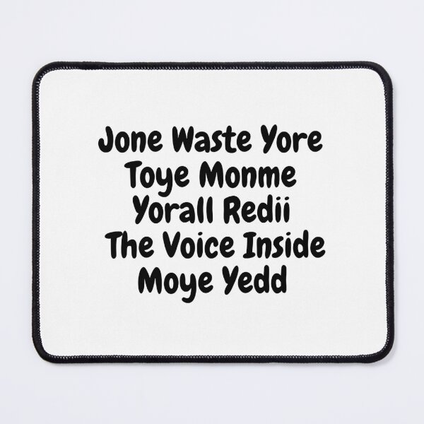 Item preview, Jone Waste Yore Toye Monme Yorall Redii  designed and sold by MatthewsColin.