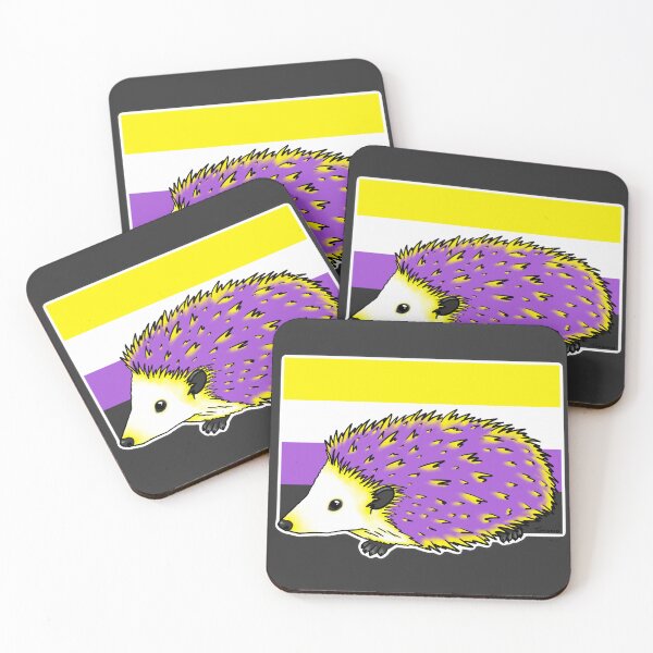 Item preview, Nonbinary Hedgehog designed and sold by Tonionio-Art.