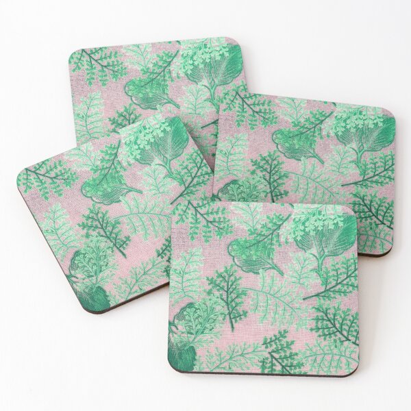 Item preview, Floral Pattern Linen Green designed and sold by AlfabetDesign.