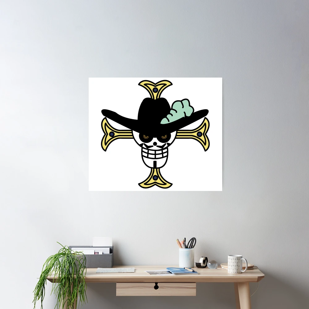 One Piece Dracule Mihawk Logo , One Piece Sticker for Sale by  CREATIVE-ANIME