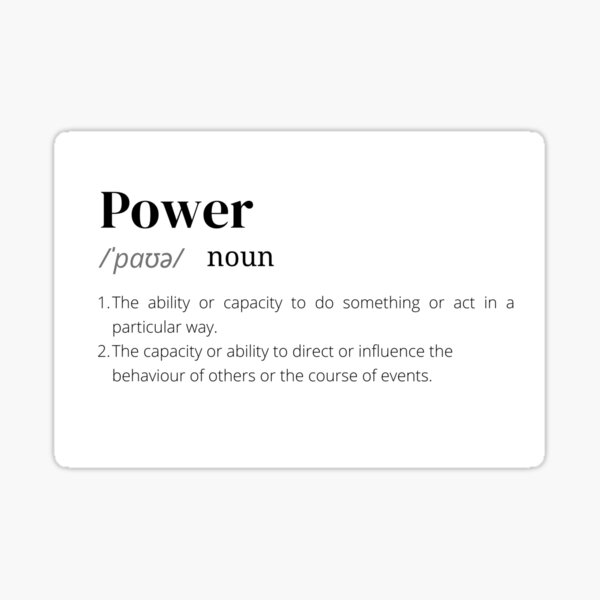 power-definition-sticker-for-sale-by-darkcarnation-redbubble