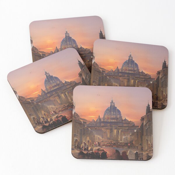 Item preview, Sunset at The Vatican City designed and sold by Visual-Fantasy.