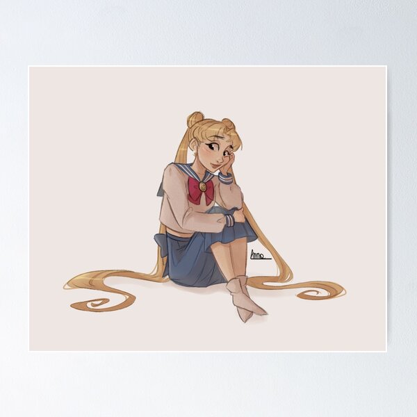 Aperçu de l'œuvre Sailor Moon, Usagi créée et vendue par abbyy-art.