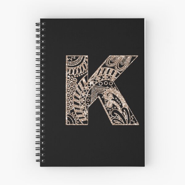 Item preview, Floral Mandala Monogram K | Mandala Monogram k designed and sold by ModernStyleBoho.