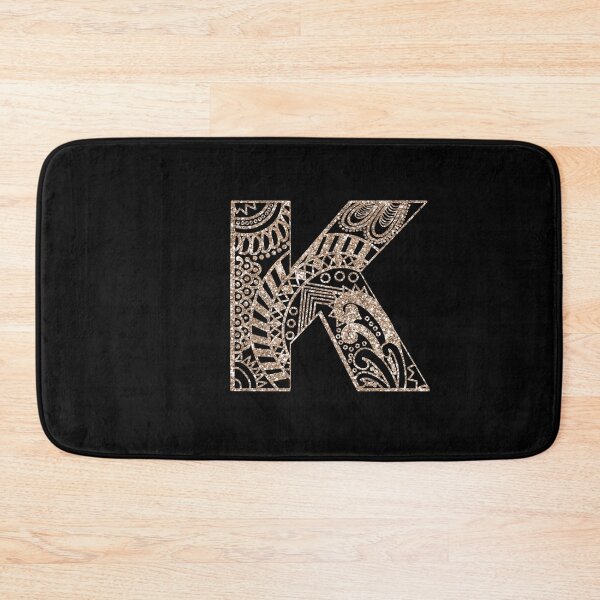 Item preview, Floral Mandala Monogram K | Mandala Monogram k designed and sold by ModernStyleBoho.