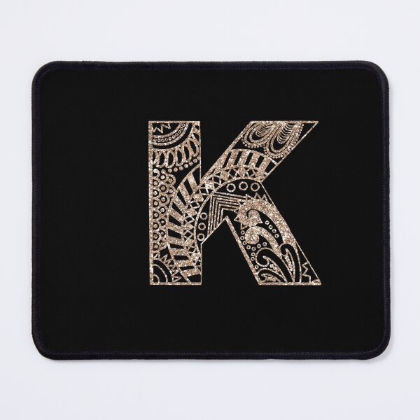 Item preview, Floral Mandala Monogram K | Mandala Monogram k designed and sold by ModernStyleBoho.