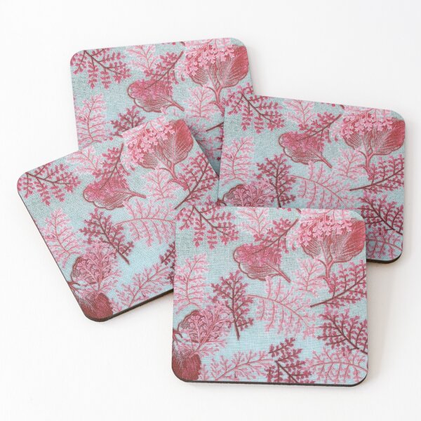 Item preview, Floral Pattern Linen Red designed and sold by AlfabetDesign.