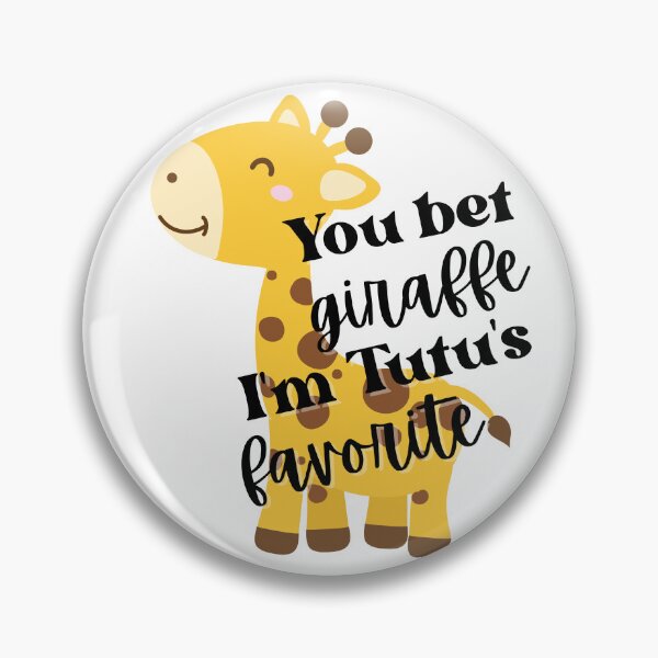 Item preview, You Bet Giraffe I'm Tutu's Favorite | I Love Grandma Tutu | Fun Tutu designed and sold by DevlynnDesigns.