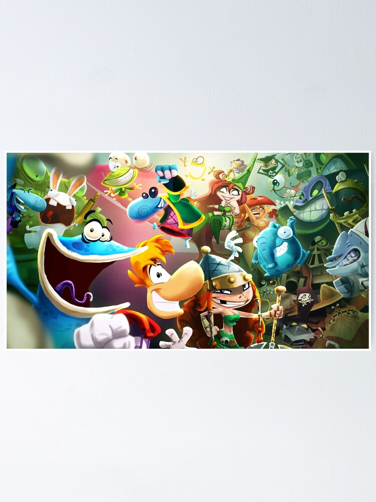 Vintage Rayman And Globox Poster for Sale by HayleyKihn2034