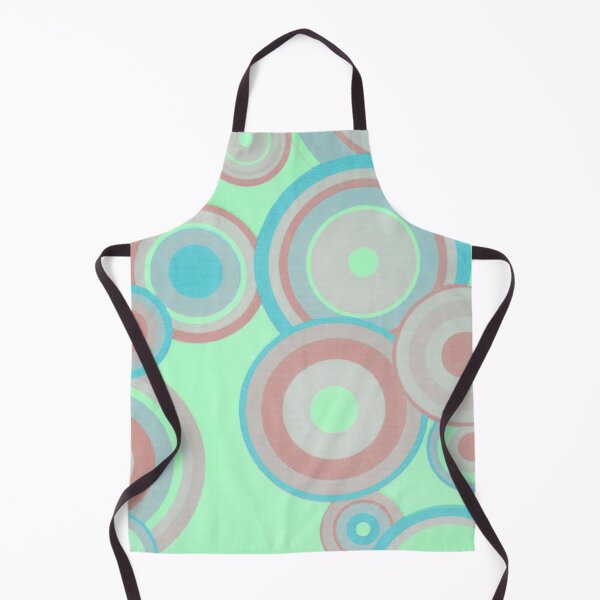 Item preview, Retro Inspired Geometric Circles - Mint Green designed and sold by TotallyRetroArt.