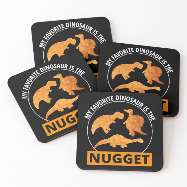 Item preview, Chicken Nugget Fast Food Dinosaur Dino Animal Lovers designed and sold by TastefulTees.