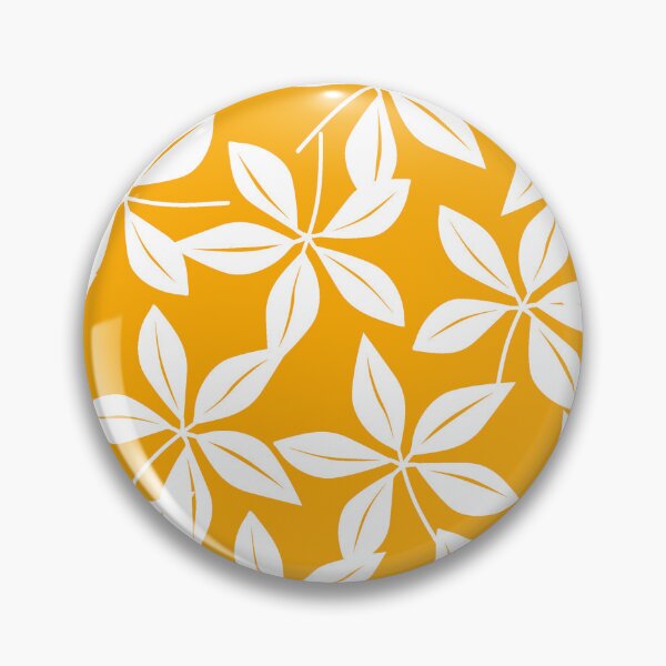 Item preview, Tropical leaves yellow designed and sold by pakanta.