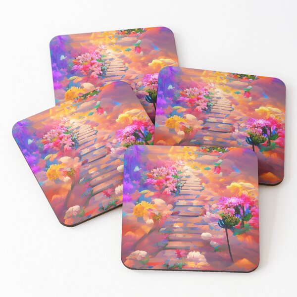 Item preview, Flower Path To Heaven | Artificial Inteligence Generated Art designed and sold by AllAboutAI.
